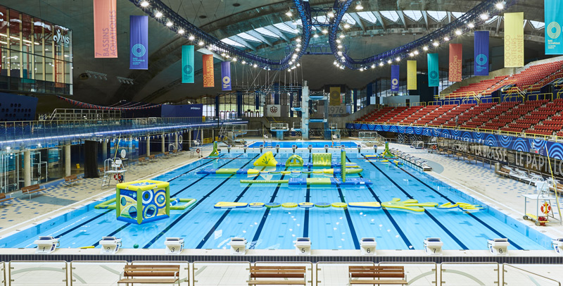 Un terrain de jeu sur l’eau